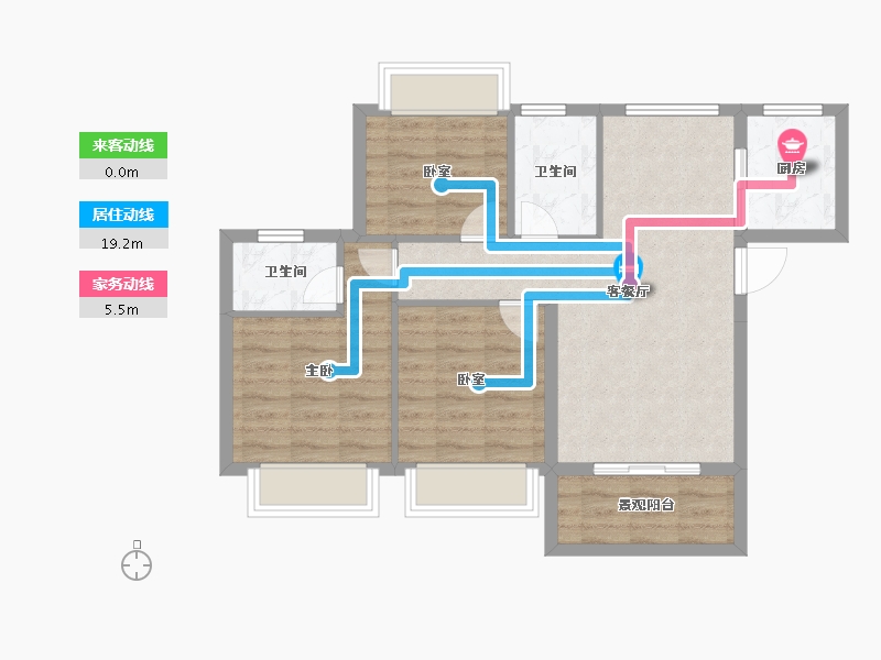 广东省-清远市-富强花园-71.24-户型库-动静线