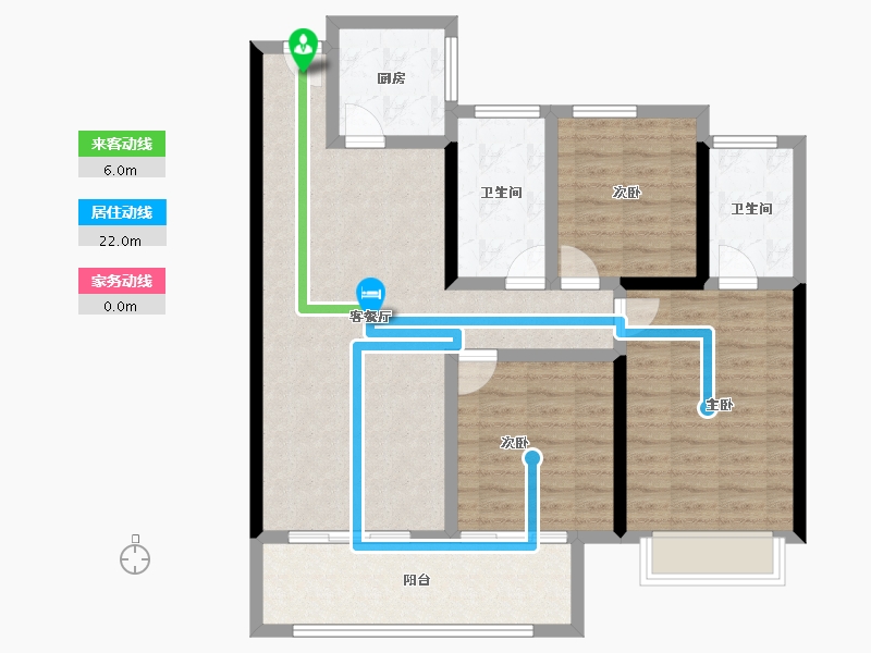 福建省-莆田市-保利城湖心岛-97.34-户型库-动静线