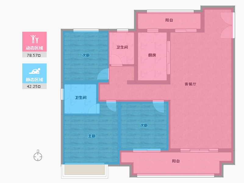 河南省-平顶山市-郏县建业城-108.01-户型库-动静分区