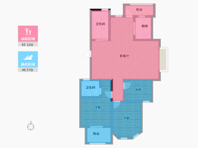 山东省-济宁市-恒兴经典-99.15-户型库-动静分区