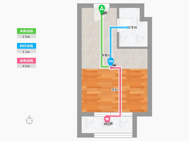 广东省-广州市-梵华里云锦云玺公寓-24.98-户型库-动静线