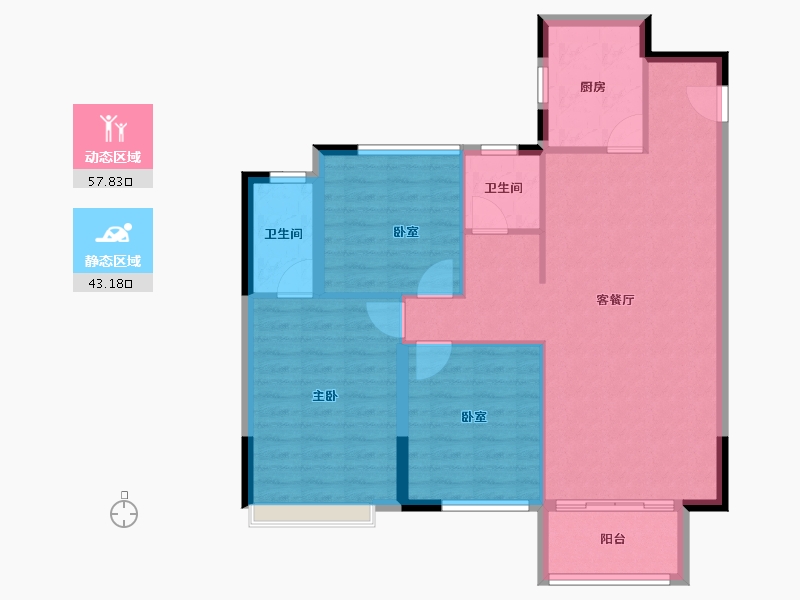 河南省-濮阳市-冶都上和院-91.99-户型库-动静分区