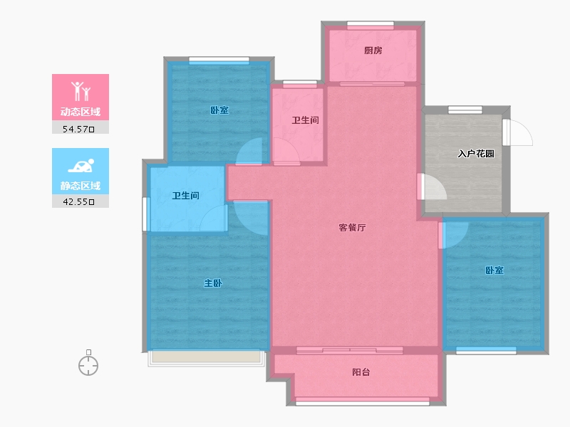 河南省-濮阳市-冶都上和院-96.01-户型库-动静分区