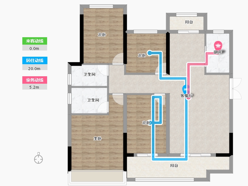 河南省-平顶山市-领创滨河小区-112.00-户型库-动静线