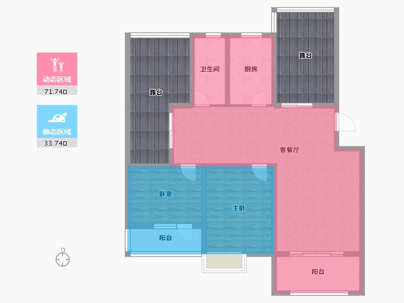 山东省-济宁市-裕隆·圣都花园-125.80-户型库-动静分区