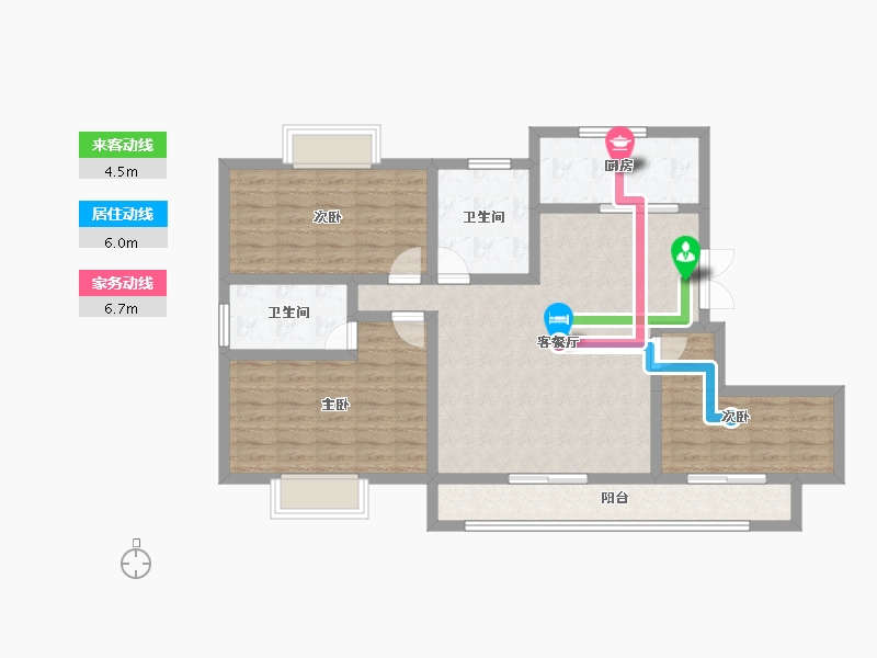 山东省-济宁市-金山新苑-99.29-户型库-动静线