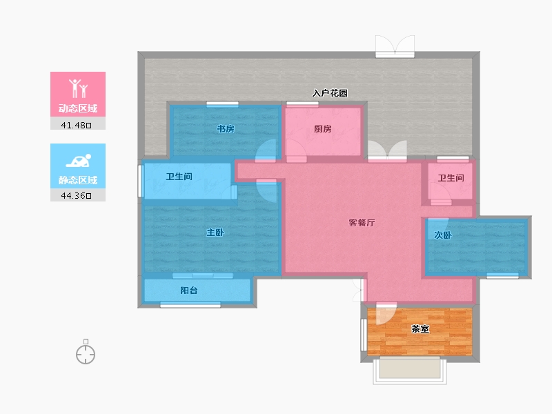 山东省-济宁市-百大生态庄园-114.01-户型库-动静分区