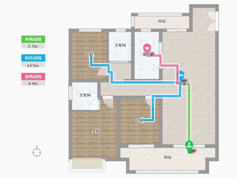 河南省-平顶山市-郏县建业城-111.02-户型库-动静线