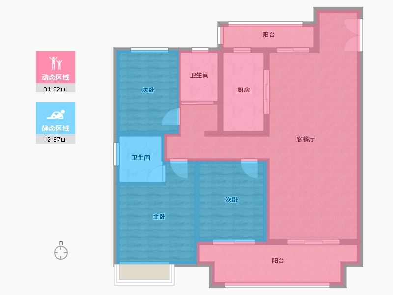 河南省-平顶山市-郏县建业城-111.02-户型库-动静分区