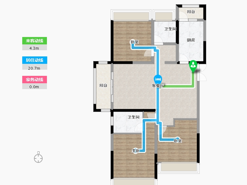 河南省-信阳市-众鑫学府-108.00-户型库-动静线