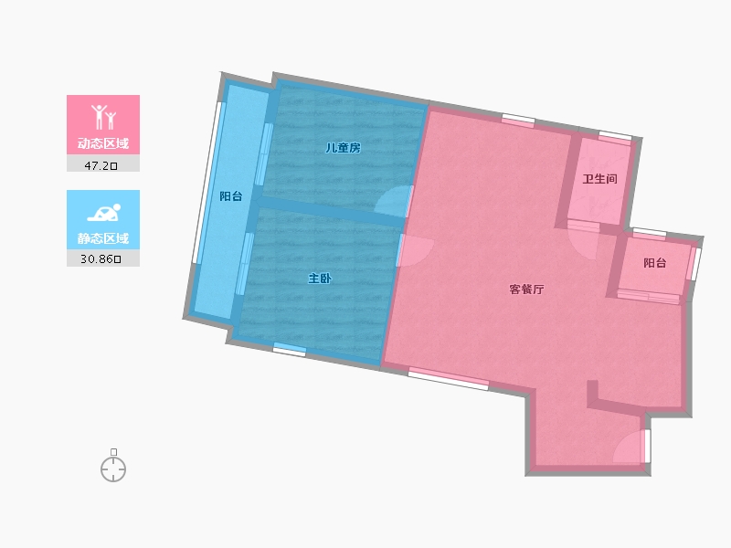 天津-天津市-天津大学-70.00-户型库-动静分区