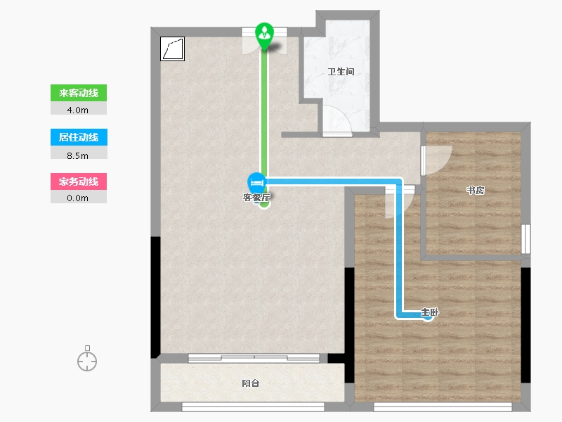 广东省-深圳市-宝能公馆VHOUSE-78.41-户型库-动静线