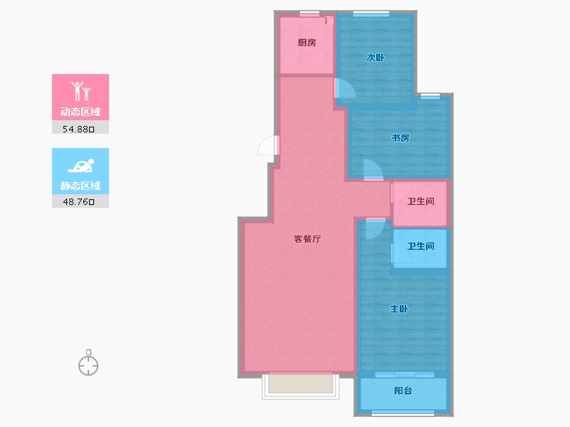 河北省-保定市-仁和鑫丰-92.31-户型库-动静分区