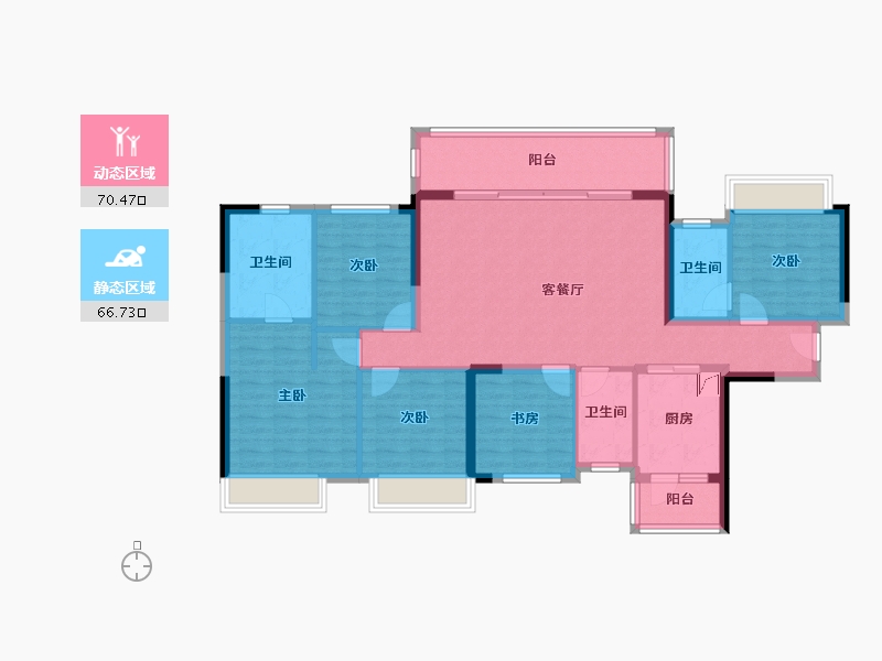 广西壮族自治区-南宁市-合景香悦四季-120.49-户型库-动静分区