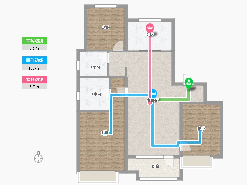 山东省-青岛市-森林公园-103.06-户型库-动静线