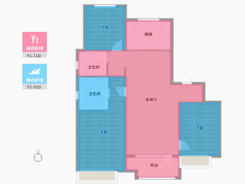 山东省-青岛市-森林公园-103.06-户型库-动静分区