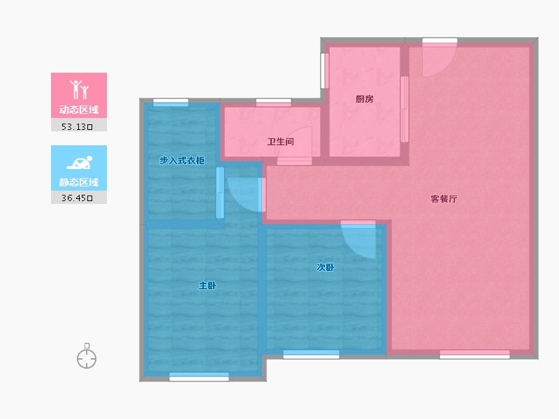 天津-天津市-学府壹号-80.00-户型库-动静分区