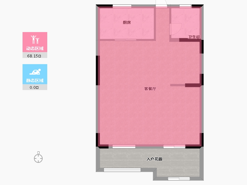 宁夏回族自治区-银川市-中梁御府-62.00-户型库-动静分区