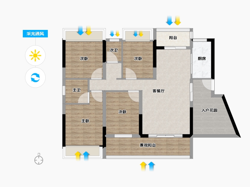 广东省-河源市-新河中央-103.31-户型库-采光通风