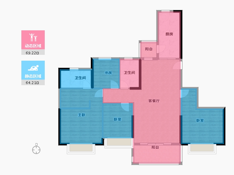 江苏省-徐州市-徐州潘安湖生态小镇-120.06-户型库-动静分区