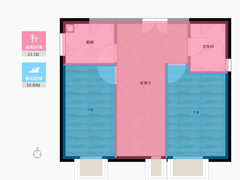 广西壮族自治区-南宁市-华润置地中山府-38.62-户型库-动静分区