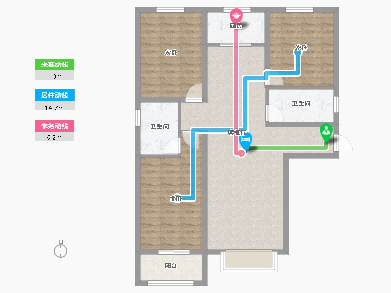 河北省-保定市-仁和鑫丰-92.98-户型库-动静线