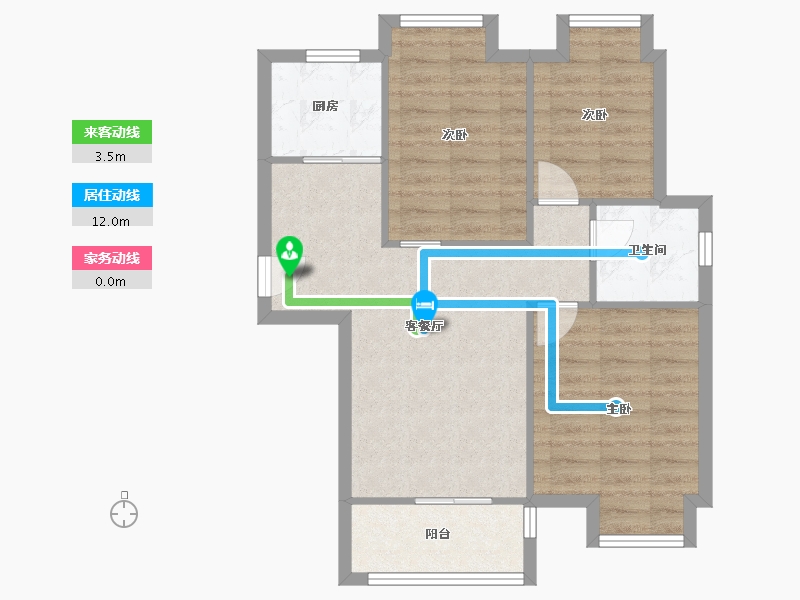 河南省-郑州市-升龙又一城-68.03-户型库-动静线