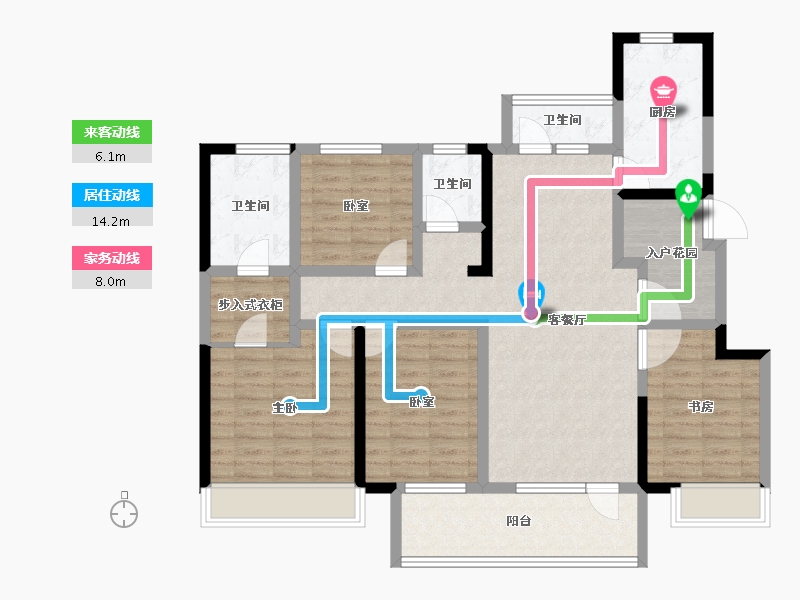 山东省-潍坊市-金大地·天泰城-111.12-户型库-动静线