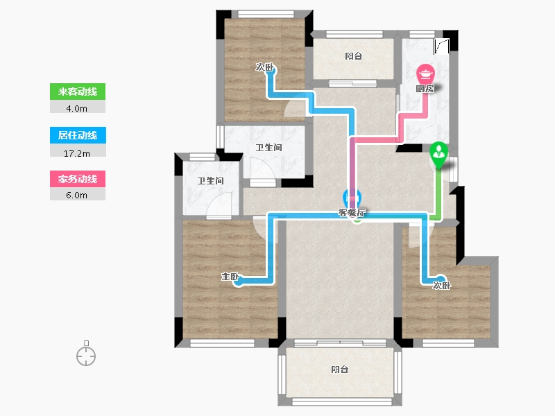 广西壮族自治区-桂林市-人和壹号院-77.84-户型库-动静线