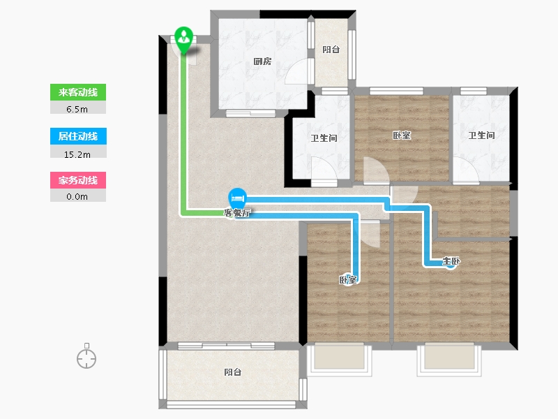 江苏省-徐州市-徐州潘安湖生态小镇-99.20-户型库-动静线