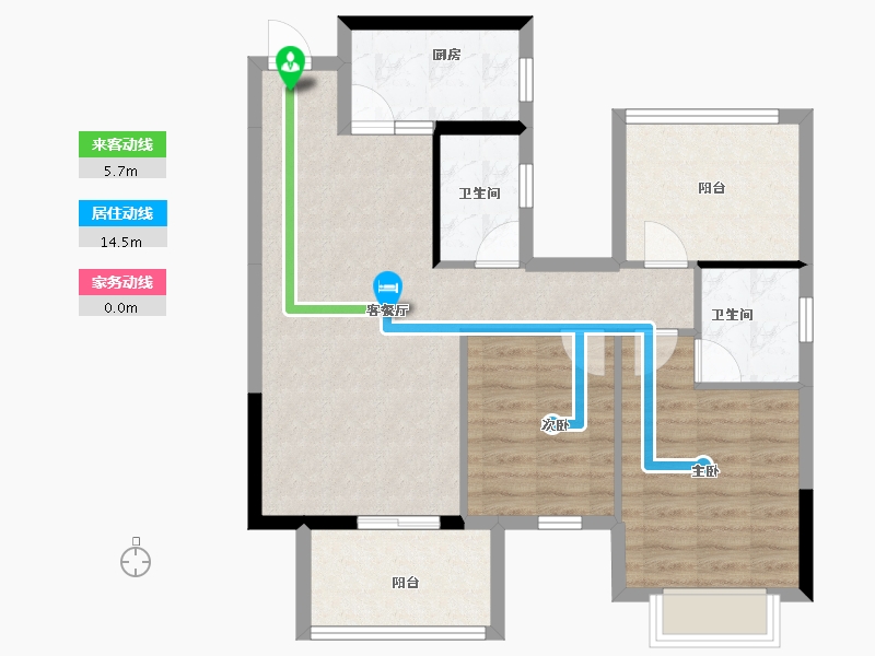 广西壮族自治区-南宁市-明昱公园-79.10-户型库-动静线