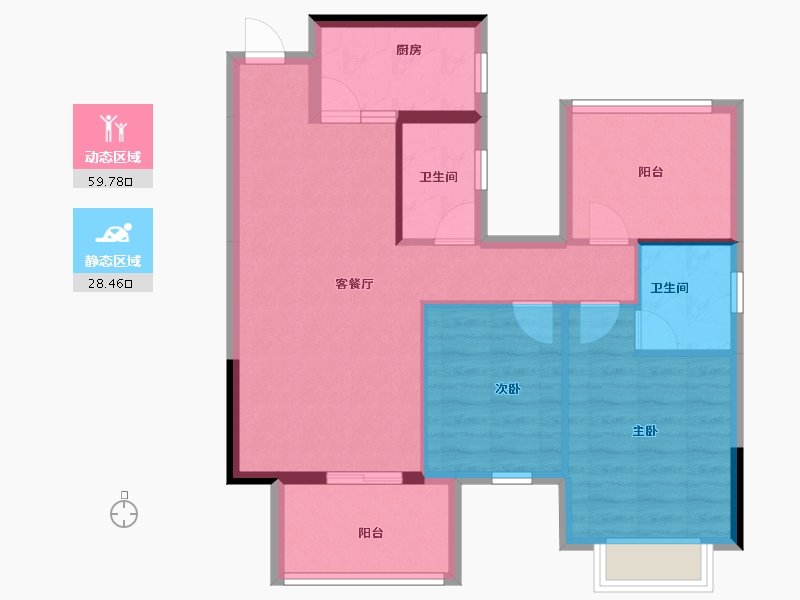 广西壮族自治区-南宁市-明昱公园-79.10-户型库-动静分区