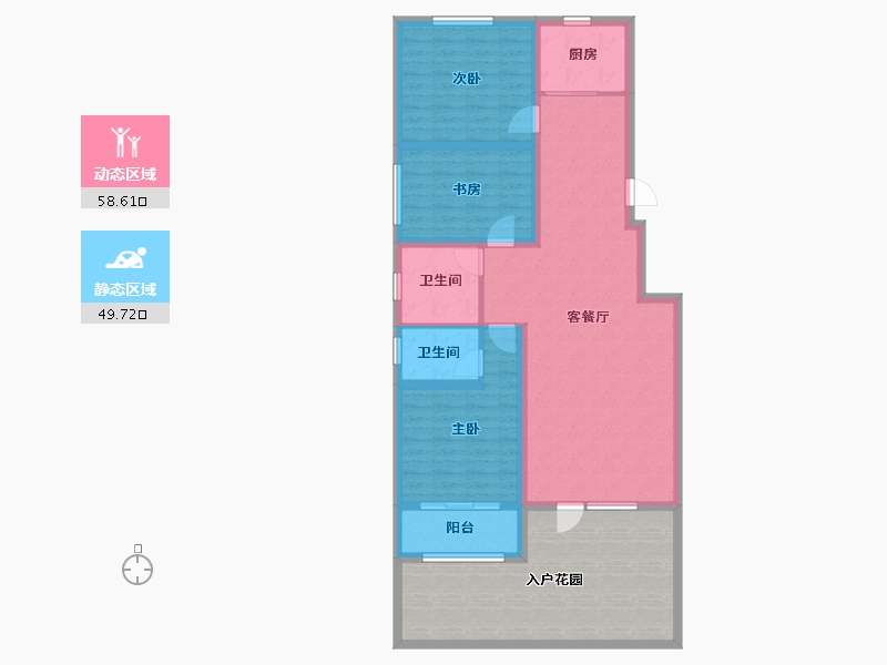 河北省-保定市-仁和鑫丰-121.57-户型库-动静分区