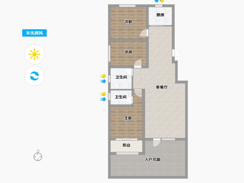 河北省-保定市-仁和鑫丰-121.57-户型库-采光通风