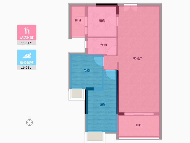 广东省-广州市-创基丽江国际-67.13-户型库-动静分区