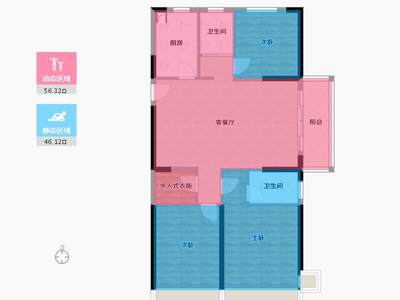 河南省-平顶山市-碧桂园-99.00-户型库-动静分区