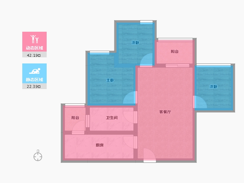 重庆-重庆市-海成轨道0309-56.00-户型库-动静分区