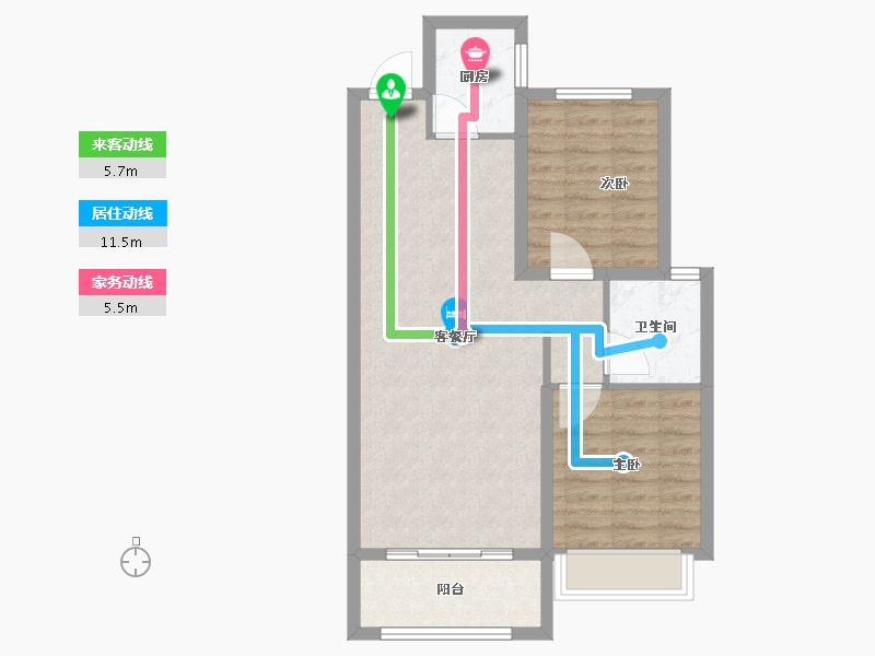 河北省-石家庄市-润江云玺-68.00-户型库-动静线