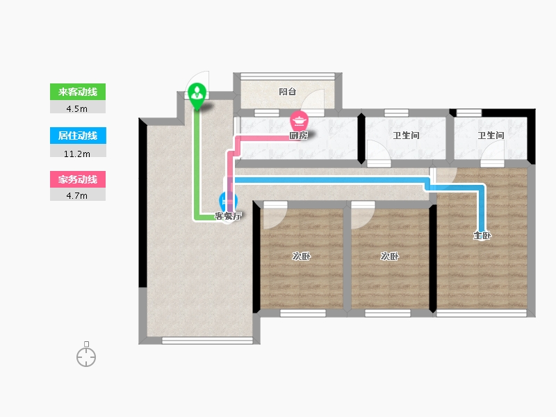 四川省-成都市-德信东原印江宸-78.59-户型库-动静线