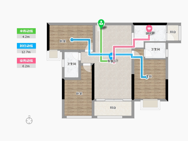 广西壮族自治区-梧州市-顾荣御景湾-87.31-户型库-动静线