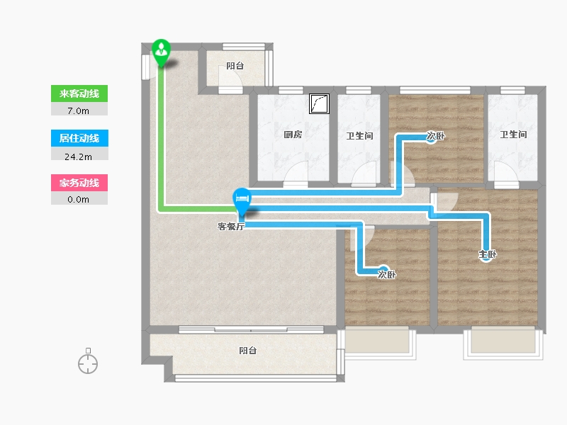 河南省-开封市-雅居乐-115.00-户型库-动静线