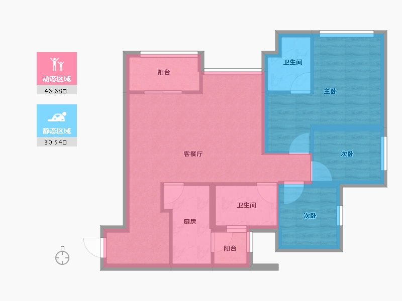 重庆-重庆市-海成轨道0309-68.00-户型库-动静分区