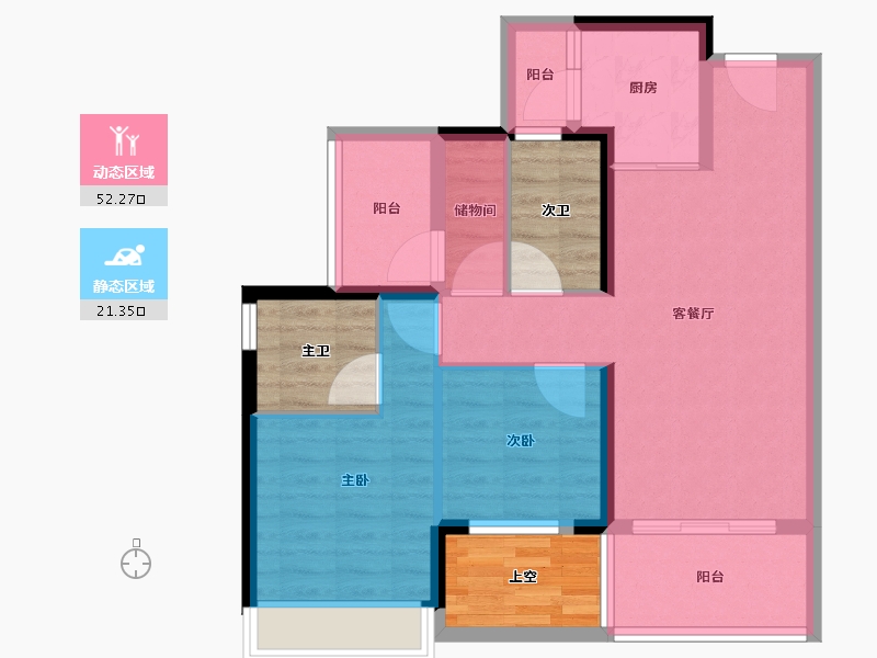 广东省-河源市-新河中央-77.89-户型库-动静分区