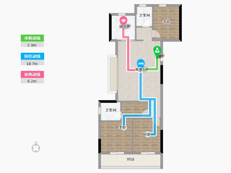 浙江省-温州市-江海云著-92.00-户型库-动静线