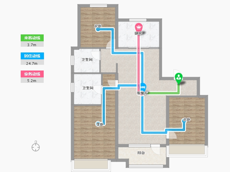 山东省-青岛市-森林公园-103.06-户型库-动静线