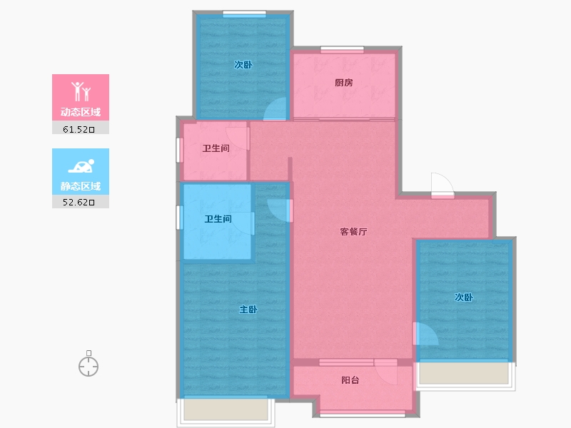 山东省-青岛市-森林公园-103.06-户型库-动静分区