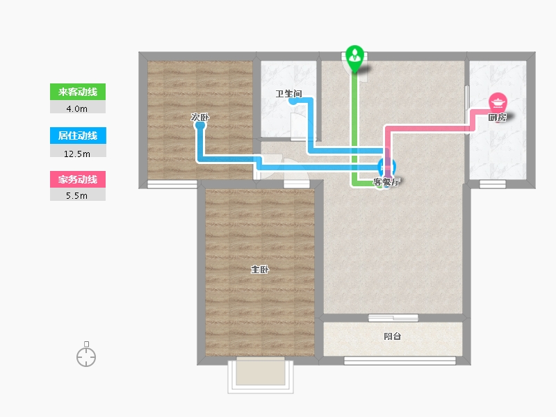 河北省-沧州市-京港首府小区-75.26-户型库-动静线