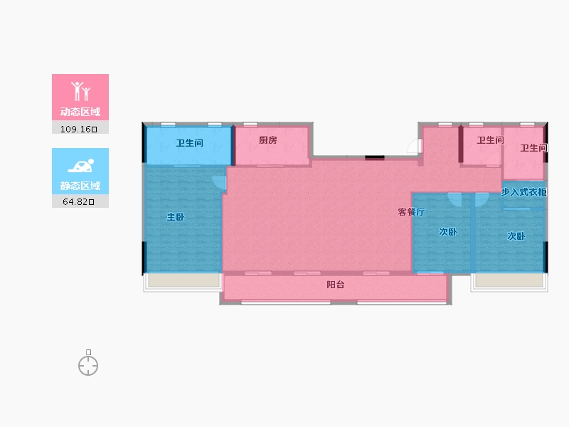 浙江省-绍兴市-天阳云栖凤鸣-160.00-户型库-动静分区