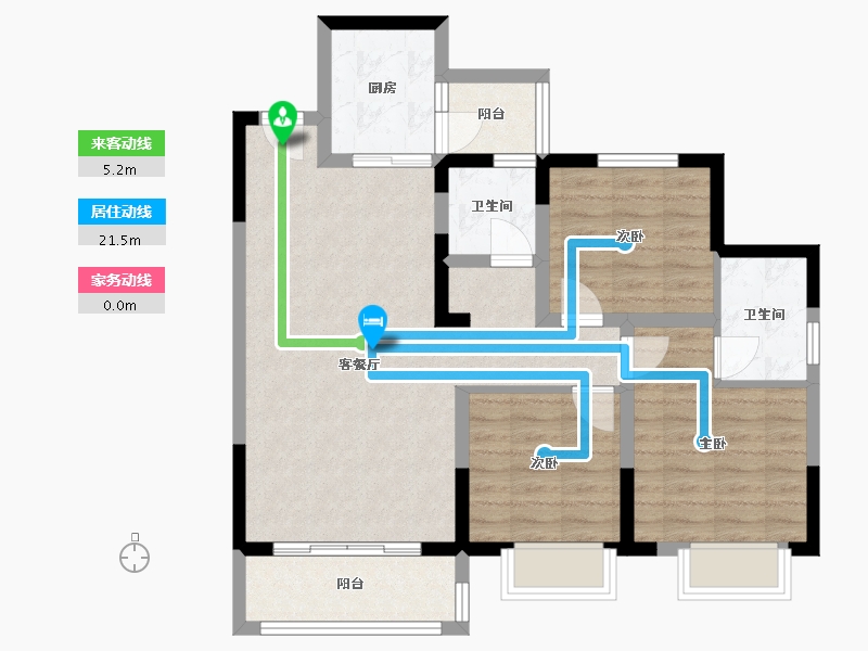 四川省-成都市-御嘉-92.00-户型库-动静线