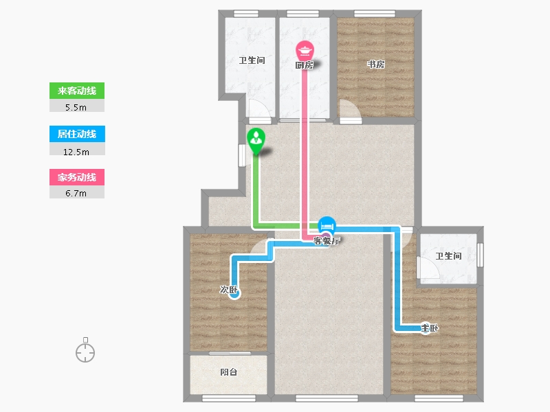 山东省-潍坊市-华安悦澜府-102.24-户型库-动静线